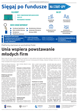 Gdzie szukać wsparcia? Sięgaj po fundusze