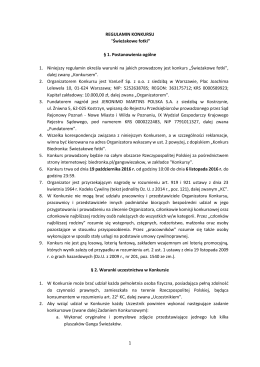 Szczeg&oacute;ły w regulaminie - Gang Świeżak&oacute;w