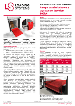Pomosty przeładunkowe 233M 100kN