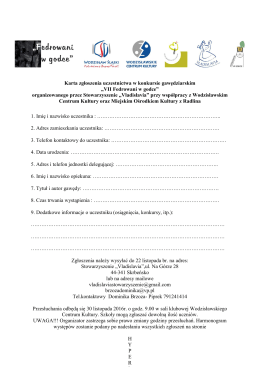 Zgłoszenie "Fedrowani w godce"