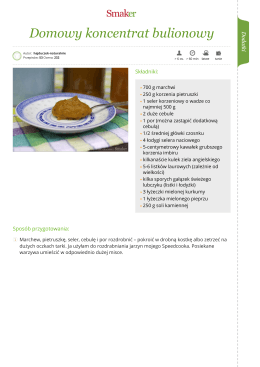 Domowy koncentrat bulionowy