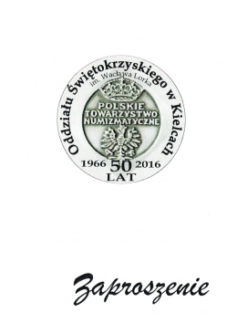 Plan spotkań z okazji 50 - lecia Kieleckiego