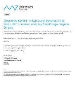 Drukuj do PDF - Ministerstwo Zdrowia