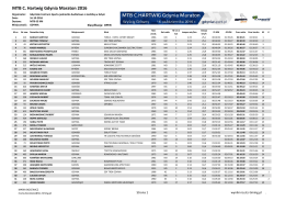 MTB C. Hartwig Gdynia Maraton 2016