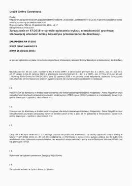 Generuj PDF - Urząd Gminy Gaworzyce