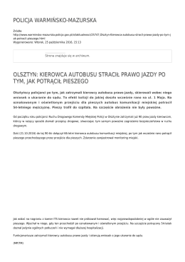 Generuj PDF - Policja Warmińsko