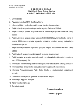 20161020porzadek - Urząd Gminy Siedlce