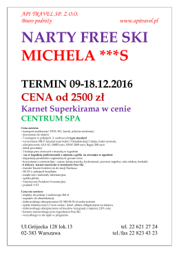 Michela, 09-18.12.2016, Free Ski