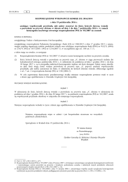z dnia 19 października 2016 r.