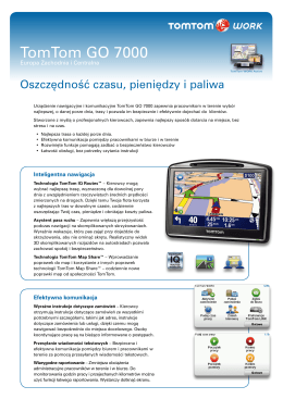 TomTom GO 7000 - TomTom Telematics