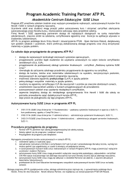 Program Academic Training Partner ATP PL - On