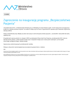 Drukuj do PDF - Ministerstwo Zdrowia