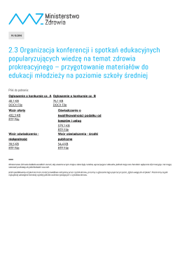 Drukuj do PDF - Ministerstwo Zdrowia