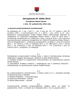 Nr 2566/16 z dnia 20 października 2016r.