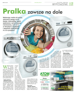 Pralka zawsze na dole