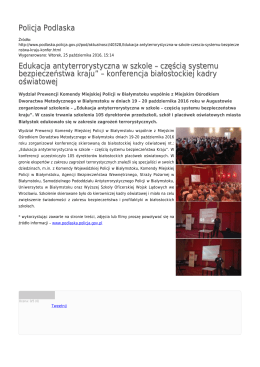 częścią systemu bezpieczeństwa kraju