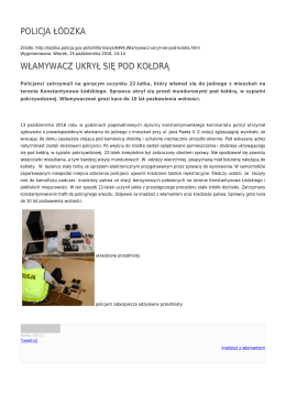 Generuj PDF - Policja Łódzka