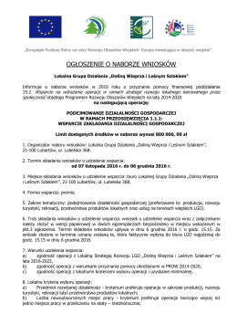 ogłoszenie nr 1-2016