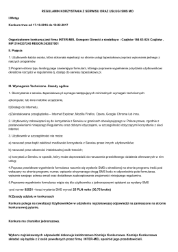 Regulamin usługi MO Premium
