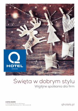Wigilijne spotkania dla firm
