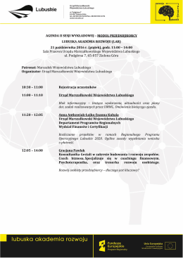 Agenda - Lubuskie.pl