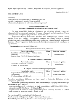 Racjonalnie się odżywiasz, zdrowie wygrywasz
