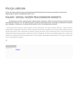 Generuj PDF - Policja Lubelska