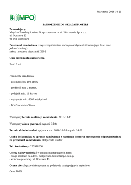 zakup i dostawa niszczarki DIN-3