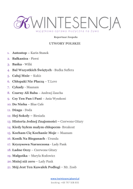 Pobierz PDF - Kwintesencja