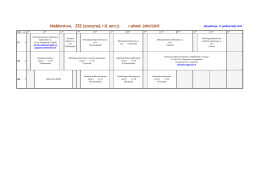 Meblarstwo, ZSZ (zaoczne), r.II, sem.3, r.akad. 2016/2017