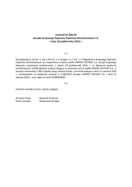 Uchwała Nr 0685-2016