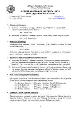 Rozkaz Naczelnika L11