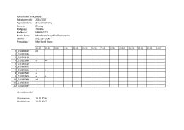 Politechnika Wrocławska Rok akademicki 2016/2017 Typ