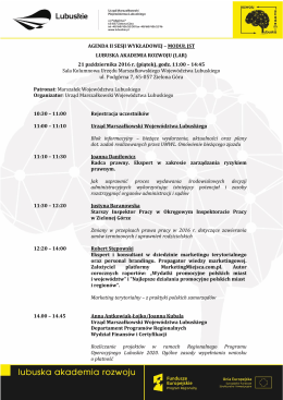 Agenda- JST - Lubuskie.pl