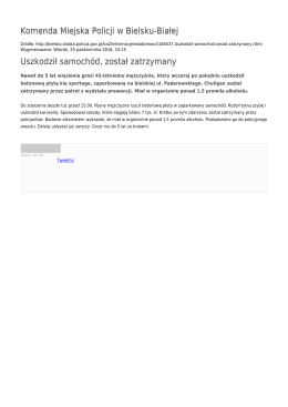 Generuj PDF - Komenda Miejska Policji w Bielsku