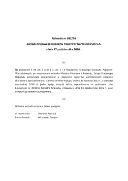 Uchwała Nr 0682-2016