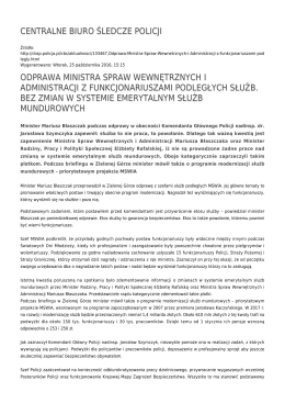 Generuj PDF - Centralne Biuro Śledcze Policji
