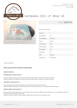 GREATEST HITS - Cat Stevens - (VG-) - LP - Winyl