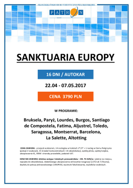 sanktuaria europy - Happy Holiday Travel Duo