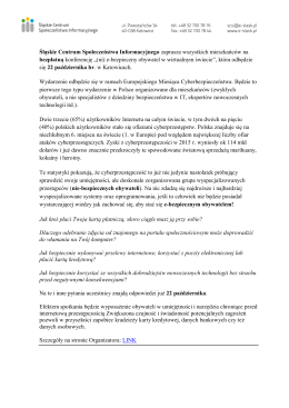 Informacje dot. projektu