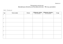 Dokumentacja statystyczna Blok B