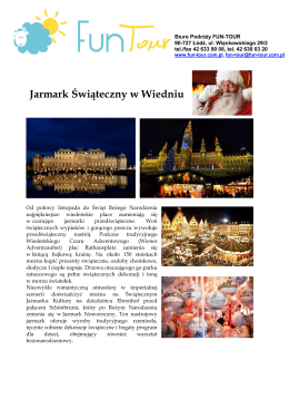 Jarmark Świąteczny w Wiedniu