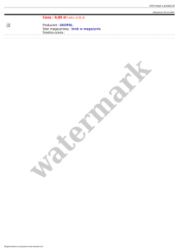 Producent : EKOPOL Stan magazynowy : brak w - EKO