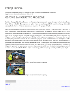 Generuj PDF - Policja Łódzka