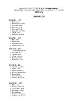 Microsoft Word Viewer - Mistrzostwa Kłodzka w Pływaniu 22.10.2016