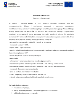 Więcej informacji - Wydział Ekonomiczno