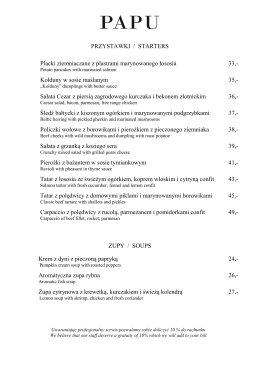 Pobierz plik PDF z aktualnym menu.