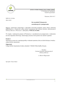 Szablon e-zdrowie CSIOZ - Centrum System&oacute;w Informacyjnych