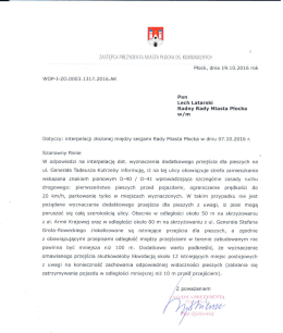 Odpowiedź do interpelacji