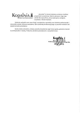 Page 1 „Sprzedaż”-to temat szkolenia na którym mieliśmy $